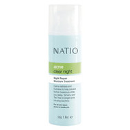 3 PACK OF Natio Acne Night Repair Moisture Treatment 50g