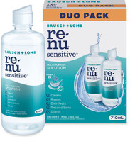 3 PACK OF Bausch & Lomb Renu Sensitive Multi-Purpose Duo Pack 710ml (355ml + 355ml)