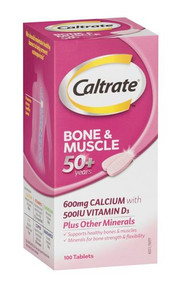 3 PACK OF Caltrate Bone and Muscle 50+ 100 Tablets