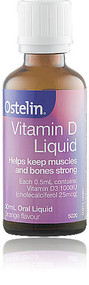 3 PACK OF Ostelin Vitamin D Liquid 50ml