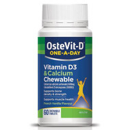 3 PACK OF OsteVit-D One- A-Day Vitamin D3 & Calcium Chewable 60 Tablets