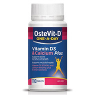 3 PACK OF OsteVit-D One- A-Day Vitamin D3 & Calcium Plus 110 Tablets