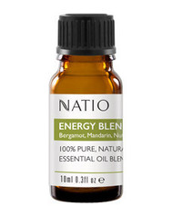 3 PACK OF Natio Happiness Essential Oil Blend Energy 10ml
