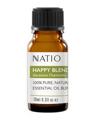 3 PACK OF Natio Happiness Essential Oil Blend Happy 10ml