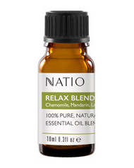 3 PACK OF Natio Happiness Essential Oil Blend Relax 10ml