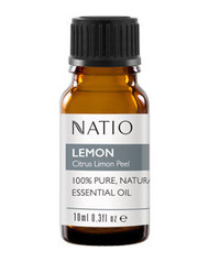 3 PACK OF Natio Happiness Pure Essential Oil Lemon 10ml