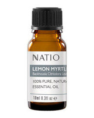 3 PACK OF Natio Happiness Pure Essential Oil Lemon Myrtle 10ml