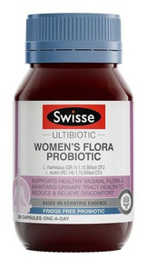 3 PACK OF Swisse Ultibiotic Women Flora Probiotic 30 Capsules