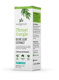 3 PACK OF Wellgrove Olive Leaf Throat Gargle Olive Leaf Extract 120ml