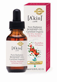 3 PACK OF A'Kin Pure Radiance Rosehip Oil 23Ml