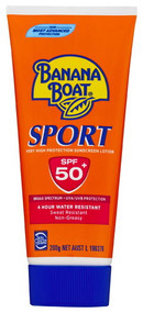 3 PACK OF Banana Boat Sport Lotion SPF 50+ Tube 200g