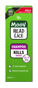 3 PACK OF Ego Moov Head Lice Shampoo 200ml