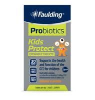 3 PACK OF Faulding Probiotics Protect Kids 30 Chewable Tablets