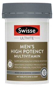 3 PACK OF Swisse Men Power Ultivite 40 Tablets