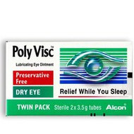 3 PACK OF Poly-Visc Comp Eye Ointment 3.5G 2X1