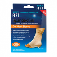 3 PACK OF Neat Feat Spandex Gel Heel Sleeve Large