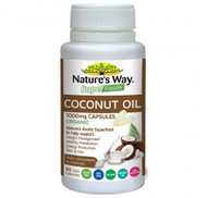 3 PACK OF Natures Way Superfoods Coconut Oil 1000mg 60 Capsules