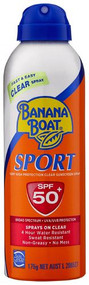 3 PACK OF Banana Boat Sport Clear Spray SPF 50+ 175g