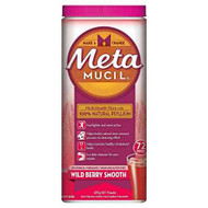 3 PACK OF Metamucil Wild Berry 72 Dose 425g