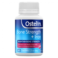 3 PACK OF Ostelin Bone Strength + Iron 60 Tablets