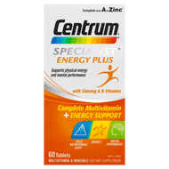 3 PACK OF Centrum Specialist Energy Tablets 60