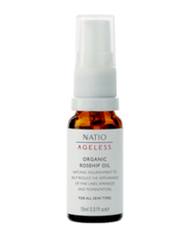 3 PACK OF Natio Ageless Organic Rosehip Oil 15ml