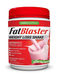 3 PACK OF Naturopathica FatBlaster Weight Loss Shake Raspberry 430g