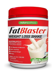 3 PACK OF Naturopathica FatBlaster Weight Loss Shake Vanilla 430g