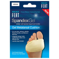 3 PACK OF Neat Feat Spandex Gel Metatarsal Cushion Medium