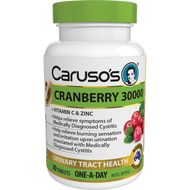 3 PACK OF Caruso's Cranberry 30000 Tablets 30