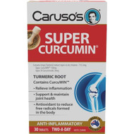 3 PACK OF Caruso's Super Curcumin 30 Tablets