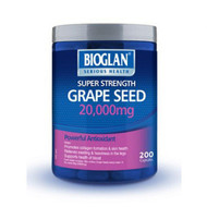 3 PACK OF Bioglan Grape Seed 20000mg 200 Capsules