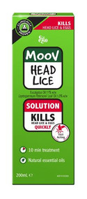 3 PACK OF Ego Moov Head Lice Solution 200ml