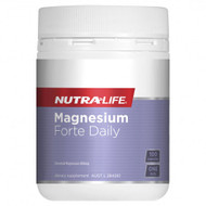 3 PACK OF Nutra Life Magnesium Forte Daily 100 Capsules