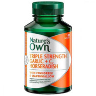 Nature's Own Triple Strength Garlic + C & Horseradish 100 Tablets