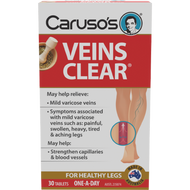 Caruso's Veins Clear Tablets 30