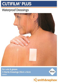 Cutifilm Plus Waterproof Dressing 10 x 8cm 5 Pack