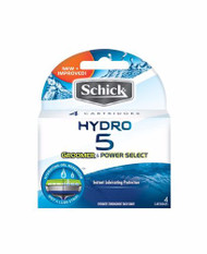 Schick Hydro 5 Groomer & Power Select Cartridges 4 Pack