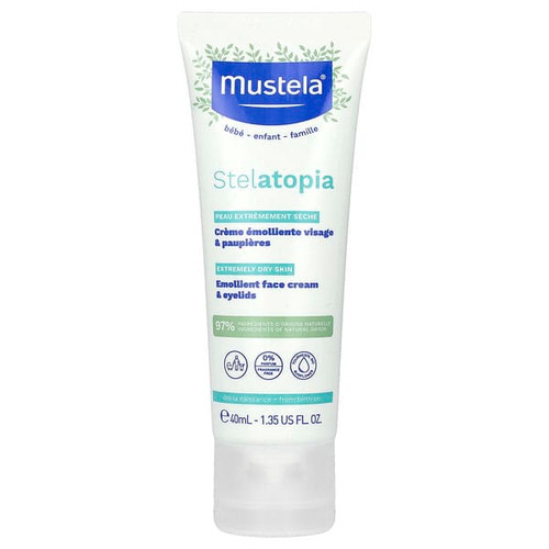 <img alt="Mustela, Stelatopia Emollient Face Cream & Eyelids, Fragrance Free, 1.35 fl oz (40 ml)" title="Mustela, Stelatopia Emollient Face Cream & Eyelids, Fragrance Free, 1.35 fl oz (40 ml),3504105031565"