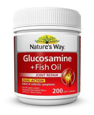 Natures Way Glucosamine + Fish Oil 200 Capsules