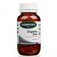 Thompsons Organic Zinc Tablets 180