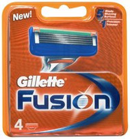 Gillette Fusion Manual Cartridges 4 Pack