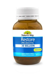 Natures Way Restore Probiotic 30 Billion 30 Capsules