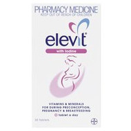 Elevit With Iodine Tablets 30