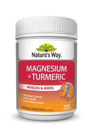 Natures Way Magnesium and Tumeric 150 Tablets