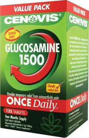 Cenovis Once Daily Glucosamine 1500 Tablets 125