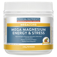 Ethical Nutrients Megazorb Mega Magnesium Energy & Stress Powder Tropical 230g