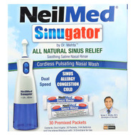 <img alt="NeilMed, Sinugator, Cordless Pulsating Nasal Wash, 3 Piece Set" title="NeilMed, Sinugator, Cordless Pulsating Nasal Wash, 3 Piece Set,705928888012"