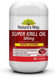 Natures Way Super Krill Oil 500mg 60 Tablets