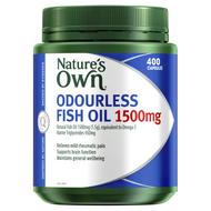 Natures Own Odourless Fish Oil 1500mg Capsules 400
